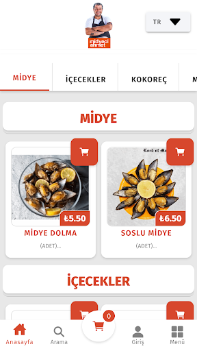 Android application MİDYECİ AHMET HALKALI screenshort