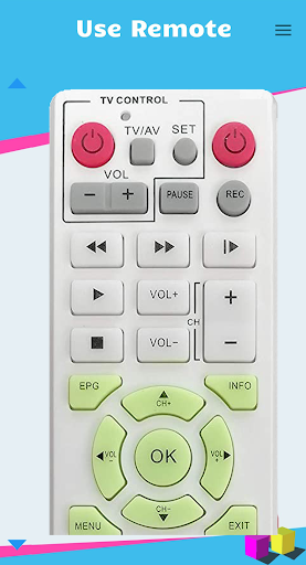 Remote for Catvision TV Screen 2