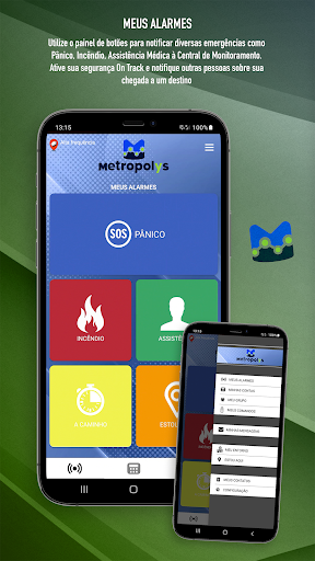Metropolys Alarme Monitorado Screen 2