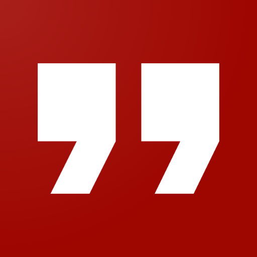 Quotes - frase na tela inicial logo