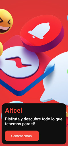 Android application aitcel ventas screenshort