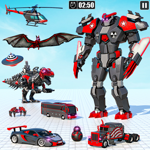Dino Robot Transform Car Games  Icon