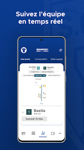 Android application SC Bastia Officiel screenshort