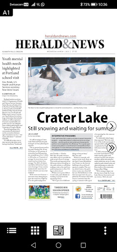 Android application Herald and News eEdition screenshort