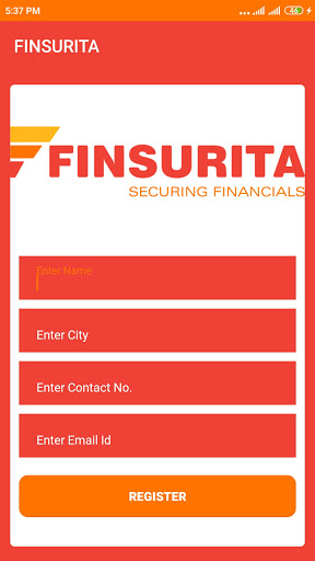 FINSURITA APP Screen 2