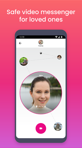 Android application Nian - Safe Video Messenger screenshort