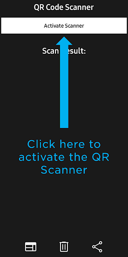 Android application QR Scanner screenshort