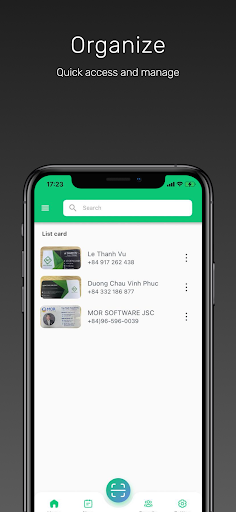 Visit Card Scanner Pro Screen 3