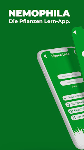 Android application Nemophila - Pflanzen Lern-App screenshort