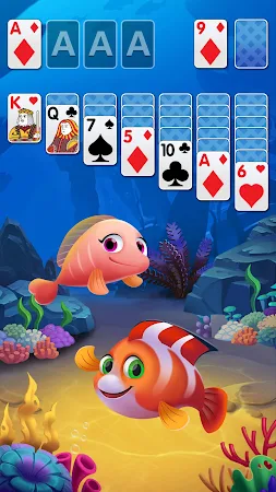 Game screenshot ソリティアフィッシュトライピークスカードゲーム mod apk