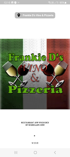 Android application Frankie D’s Vino & Pizzeria screenshort