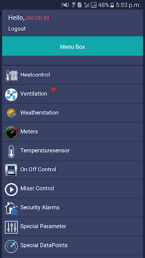 SoftControl CleverHouse Screen 2