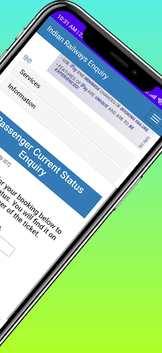 Railway Reservation PNR status