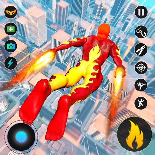 Fire Hero Robot Superhero Game 2.9 screenshots 1