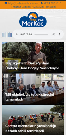 Android application Radyo Merkoç | FM 99.9 screenshort