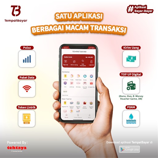 Android application Tempat Bayar screenshort