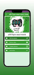 y68 Fitpro smart watch Guide
