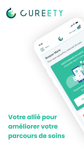 Android application Cureety screenshort