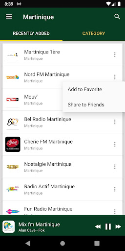 Martinique Radio Stations - France