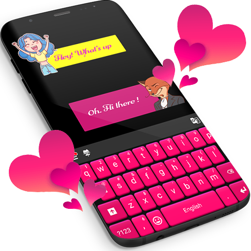 Pink Keyboard For WhatsApp