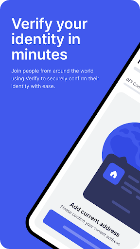 Android application Verify by Tiller screenshort
