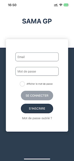 Android application Sama GP screenshort