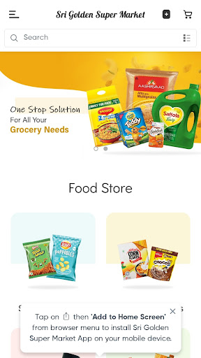 Sri Golden Super Market Screen 2