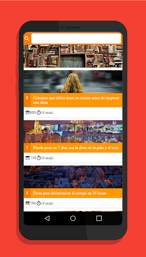Android application Mil Dietas - Tips & FAQ screenshort