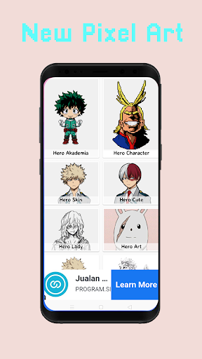 Coloring Hero Academia By Number - Anime Color Art - v48.0