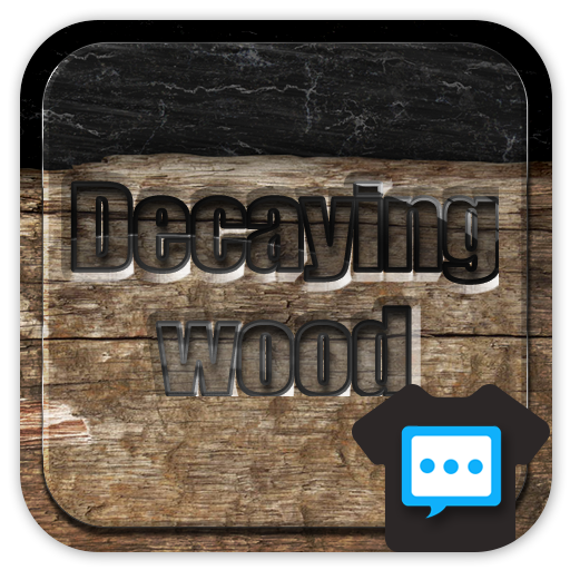 Decaying wood skin for Next SM logo