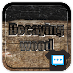 Cover Image of ダウンロード Decaying wood skin for Next SMS 7.0 APK