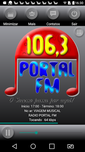 Android application Portal FM Presidente Dutra-MA screenshort