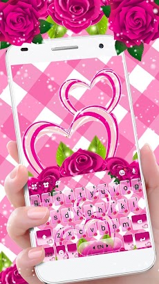 Pink Roses キーボードのおすすめ画像1