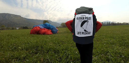 Paragliding Pilot Retrieve