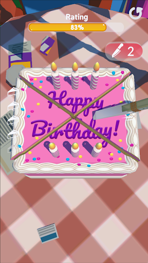 Android application Cut The Cake screenshort