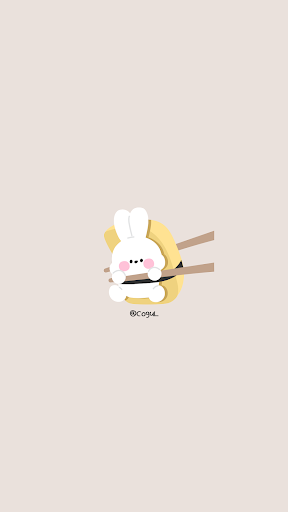 Android application 카카오톡 테마 - 계란초밥 바니 screenshort