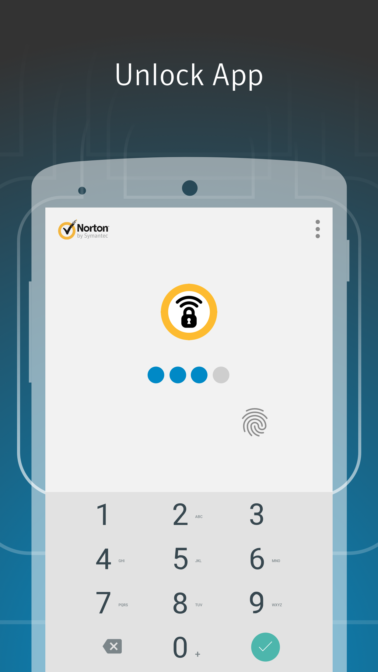 Android application Norton App Lock screenshort