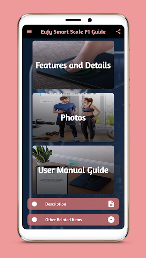 Android application eufy smart scale p1 guide screenshort