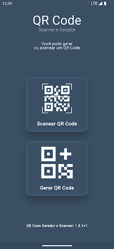 Android application PIX QR Code Scanner e Gerador screenshort