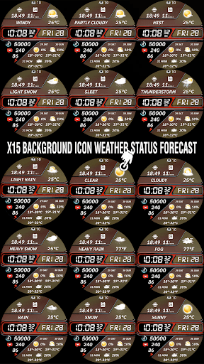 N-SPORT733 Weather Custom Face
