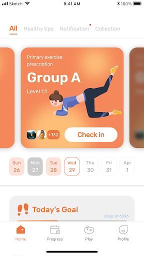 Android application sFitRx screenshort