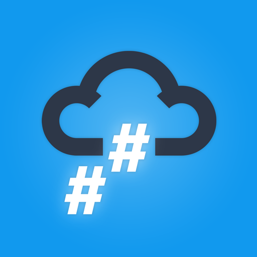 #uksnow Map logo