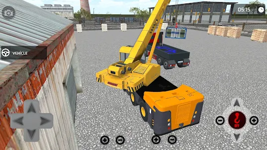 卡車起重機和推土機模擬