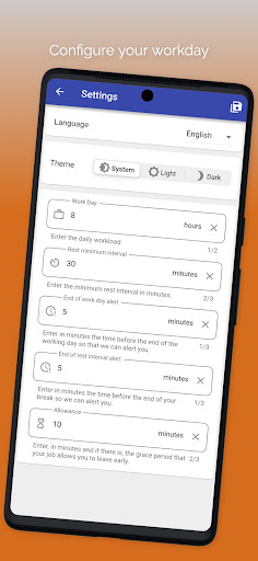 TimeControl Screen 2