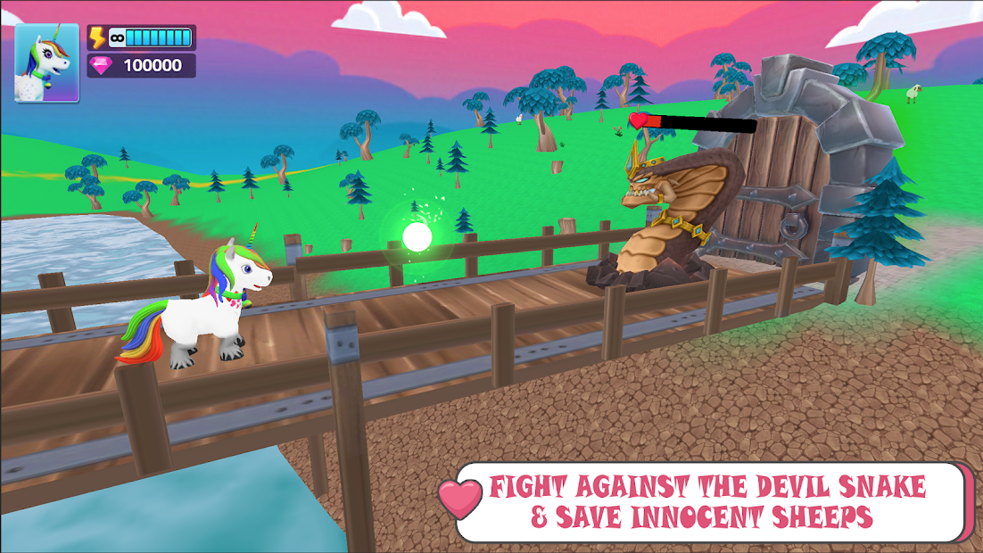 Captura 8 Unicorn Game Wild Fun Life android