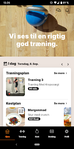 Android application Fit.nu screenshort