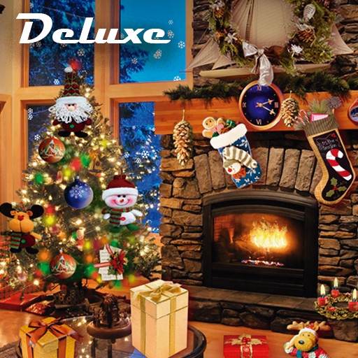 Christmas Fireplace Lwp Deluxe 1.995 Icon