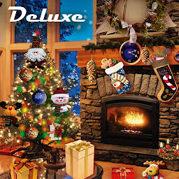 Icon image Christmas Fireplace Lwp Deluxe