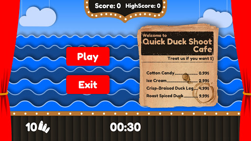 Android application Quick Duck Shoot screenshort