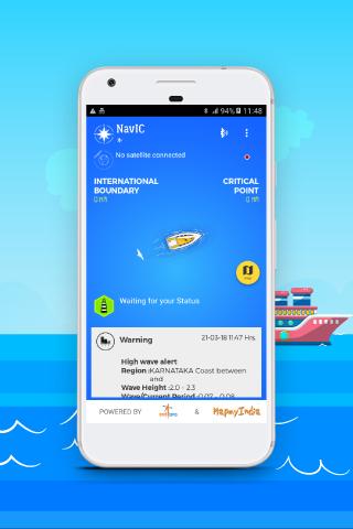 Android application MapmyIndia NavIC screenshort